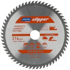 Norton Clipper HM Kreissägeblatt TCT LAMINATE 216 x 30 mm Z60 Trapezflachzahn
