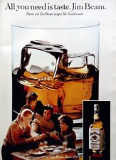 Jim Beam  , originale Werbung aus 1982