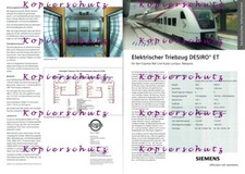 Siemens Datenblatt v02 Elektr Triebzug EMU Desiro Express Rail Link Kuala Lumpur