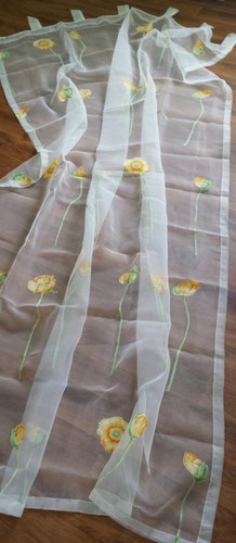 Schlaufenschal florales design - schlaufenschal,
