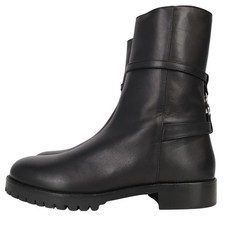 Patrizia Pepe Damen Schuhe Stiefelette Gr. 41 Schwarz Leder Ankle Boots