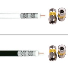 Lokmann Satkabel Antennenkabel RG6 Vollkupfer Cabelcon F-56 4.9 Self Install Nit