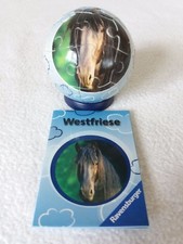 Puzzle Puzzleball Pferde Westfriese Ø 5cm Ravensburger mit Steckbrief
