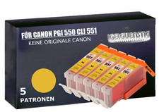 5 Druckerpatronen für Canon