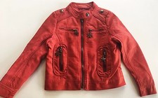 Kinder Biker Kunstlederjacke