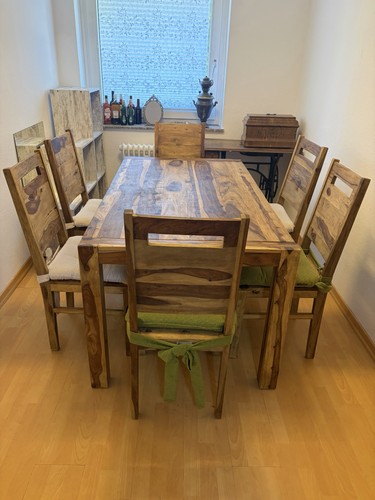 Massivholz esstisch mit - massivholz,