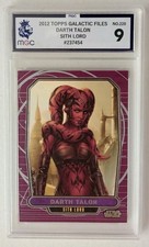 2012 Topps Star Wars Galactic Files Darth Talon #220 Old Republic MGC GRADED 9 