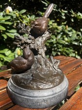 Bronze Vögel Vogelpaar