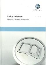 VW TRANSPORTER CARAVELLE MULTIVAN  T5 2010 Instructieboekje Handbuch BA