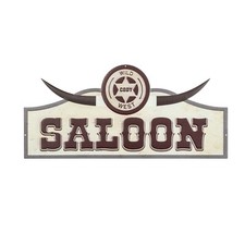 XL Blechschild: Wild West