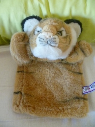 Handpuppe tiger therapie - "tiger",,