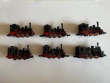 Konvolut kleine Dampfloks, Spur N, 5 x Trix, 1 x Arnold, defekt, für Bastler !!!