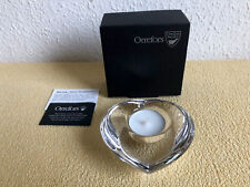 Orrefors Teelichthalter Schweden Amour Herz Design: Lars Hellsten, schwer in OVP