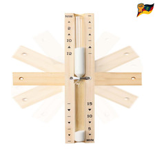 Sana 15 Min Sanduhr Holzglas Wandmontage