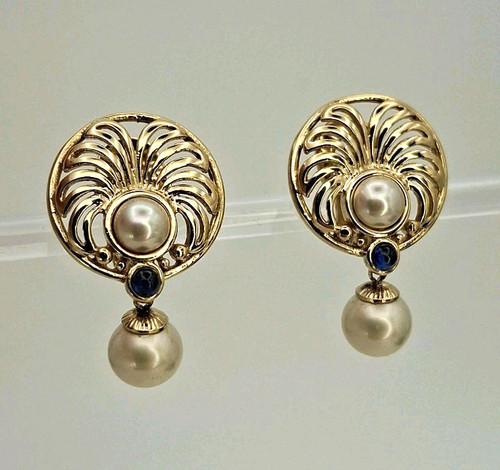 Vintage majorica gold vermeil - majorica,