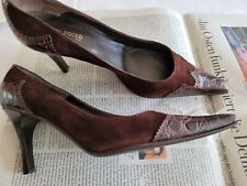 Vintage high heels 37 echt leder