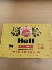 Bier Etikett Brauerei Hanseat Rostock -14-