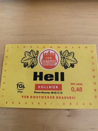 Bier etikett brauerei - etikett,