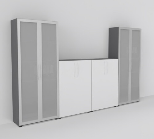 Büro schrankwand 320 breit - büro-schrankwand,