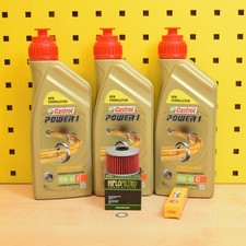 Quad Adly 450 S Hurricane / SM Ölwechsel Öl Ölfilter NGK Castrol Power 1 10w40
