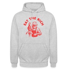 Karl Marx Döner Kebab Eat The Rich Anti-Kapitalismus Unisex Hoodie