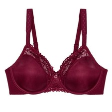 Triumph BH Ladyform Soft 90 E Minimizer in Red Wine mit Bügel und Spitze