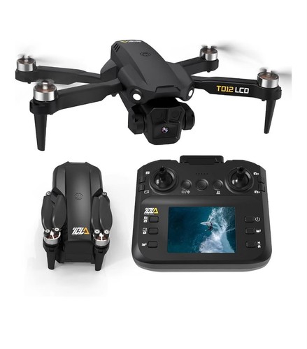 Td12 lcd camera drone with - camera,