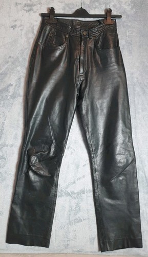 Raberg schwarze echtleder hose - raberg,