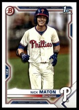2021 Bowman #BP-5 Nick Maton