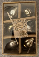 Christbaumkugeln Nostalgie Christbaumschmuck Handarbeit 6er Set Weihnachtsschmuc