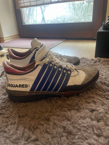 Dsquared leder sneaker - #dsquared,