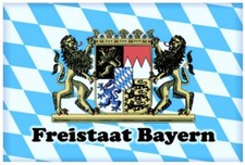 Freistaat Bayern Wappen blau