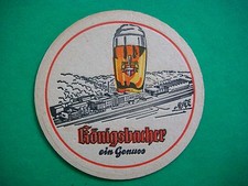 Vintage Bier Verbindung Untersetzer ~ Brauerei Konigsbacher ~Koblenz, Germany~