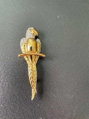 Brosche papagei modeschmuck - brosche,