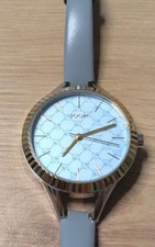JOOP! Damen Armbanduhr, Blau,Gold, Edelstahl Leder 101872 850