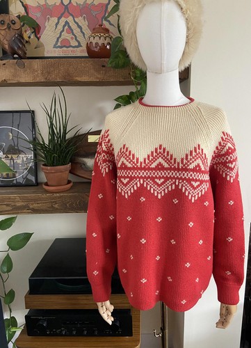 Vintage pullover rot - pullover,