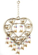 HERZ Messing Wanddekoration