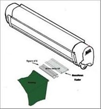 6mm bis 6mm Auffahrbefestigungsset zur Befestigung von Standmarkisen an Markisenschiene