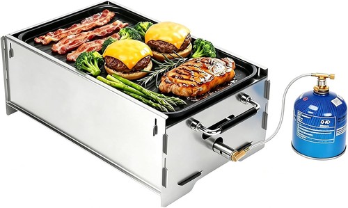 Tragbarer gasgrill camping - tragbarer,