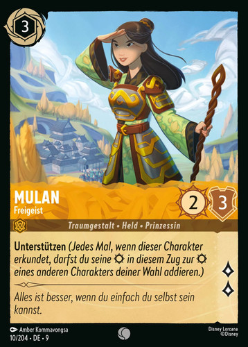Lorcana mulan freigeist - lorcana,