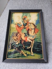 Hinterglasbild "St. Martin" Privatbesitz Dietz-Replikation limitierte Auflage