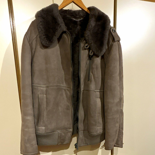 Herren bomberjacke grau mit - bomberjacke,