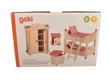goki | Puppenhausmöbel Puppenmöbel | Holz | Kinderzimmer Puppen | NEU & OVP