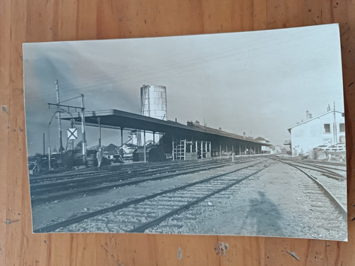 Foto postkarte bahnhof - postkarte,