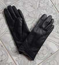 Pai Jouly Echt Leder Handschuhe Lederhandschuhe Neuwertig Gefüttert Schwarz Gr.6