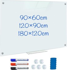 Glas whiteboard 90x60 - glas,