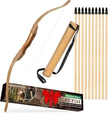 Bogenkönig Abenteuerfreude Holz Pfeil und Bogen Kinder ab 6 - Robuste Qualität