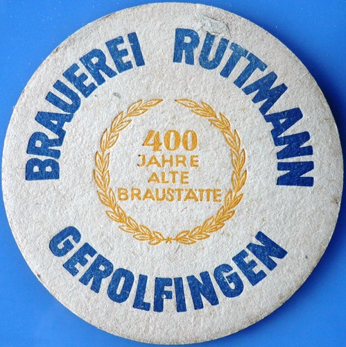 Alter bierdeckel brauerei - alter,