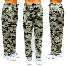 Herren Jogginghose Camouflage Freizeithose  Stretchbund Tunnelband Tarnhose
