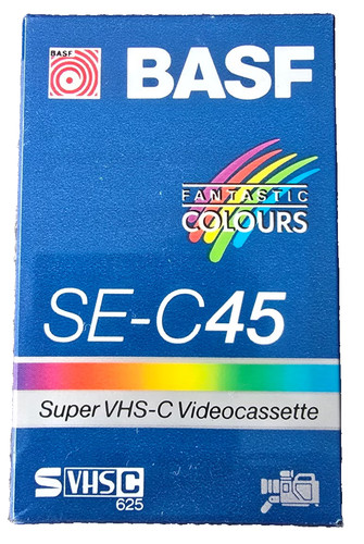 Basf super vhs c - super, vhs-c